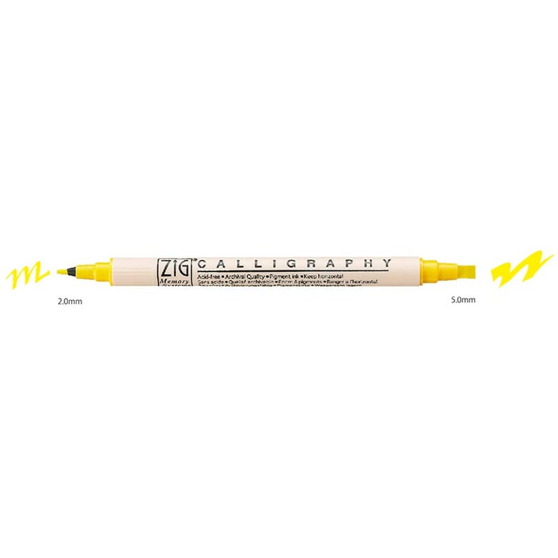 Zig Kuretake Zig MS340048 Memory System Calligraphy Dual Tip Marker Set - Image 5